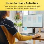 Adjustable Shoulder Brace with Ice Pad Pocket