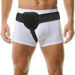 COSTICA Hernia Belts for Men, Inguinal Hernia Belt, Adjustable Groin Belt Fits Left or Right Side, Hernia Support Truss for Inguinal, 1 Removable Compression Pad, 1 PCS, S/M
