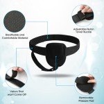 COSTICA Hernia Belts for Men, Inguinal Hernia Belt, Adjustable Groin Belt Fits Left or Right Side, Hernia Support Truss for Inguinal, 1 Removable Compression Pad, 1 PCS, S/M