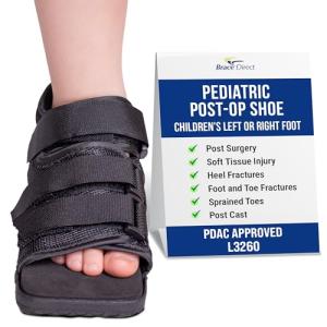 Pediatric Square Toe Post-Op Shoe for Kids
