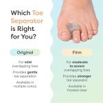 ZenToes Gel Toe Separators for Bunion Relief - 4 Pack