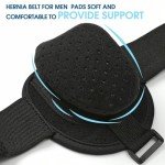 COSTICA Hernia Belts for Men, Inguinal Hernia Belt, Adjustable Groin Belt Fits Left or Right Side, Hernia Support Truss for Inguinal, 1 Removable Compression Pad, 1 PCS, S/M