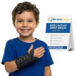 Kid's Lace-Up Wrist Brace for Support & Recovery