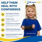 Kid's Lace-Up Wrist Brace for Support & Recovery