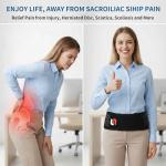 Sacroiliac Hip Belt for Pain Relief - Black