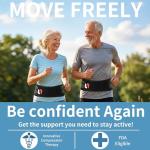 Sacroiliac Hip Belt for Pain Relief - Black