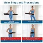 Sacroiliac Hip Belt for Pain Relief - Black