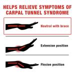 Adjustable Blue Night Wrist Support for Relief