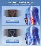 CAMRIER Lower Back Pain Relief Support Brace