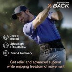 Adjustable Copper Fit X-Back Brace for Pain Relief
