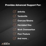 Adjustable Copper Fit X-Back Brace for Pain Relief