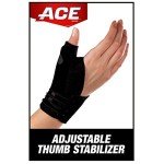 Adjustable ACE Thumb Stabilizer in Black