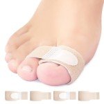 Toe Wraps and Protectors for Hammer Toes - 8 Pack