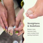 ZenToes Fabric Wraps for Toe Support (4 Pack)