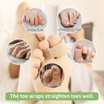 Toe Wraps and Protectors for Hammer Toes - 8 Pack