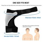 Adjustable Shoulder Stability Brace with Pressure Pad