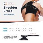 Adjustable Copper Shoulder Brace for Pain Relief