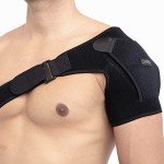Adjustable Copper Shoulder Brace for Pain Relief