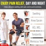 2 Pack Compression Knee Braces for Pain Relief