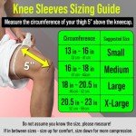 2 Pack Compression Knee Braces for Pain Relief