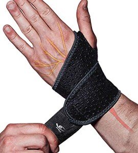 2 Pack Adjustable Wrist Compression Straps for Support