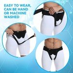Men's Adjustable Hernia Support Belt with Pads
