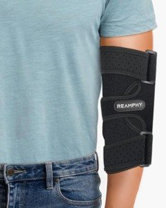 Reamphy Adjustable Elbow Brace for Night Support