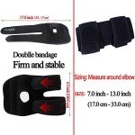 Adjustable Elbow Brace for Pain Relief and Support