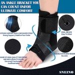 SNEINO Adjustable Ankle Brace for Sprains and Support