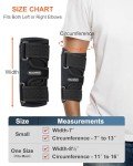 Reamphy Adjustable Elbow Brace for Night Support