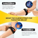 Adjustable Tennis Elbow Brace, Pain Relief Strap