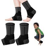 Kids Compression Ankle Brace - Adjustable Foot Support