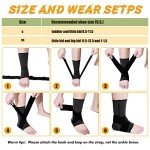 Kids Compression Ankle Brace - Adjustable Foot Support