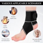 Adjustable Ankle Brace for Sprains and Support
