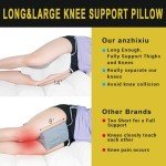 Comfortable Knee Pillow for Side Sleepers - Gray