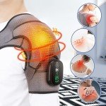 Cordless Heated Shoulder Wrap with Vibration Massage