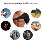 Adjustable Shoulder Support Brace with Pressure Pad