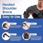 Cordless Heated Shoulder Wrap with Vibration Massage
