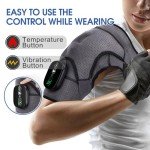 Cordless Heated Shoulder Wrap with Vibration Massage