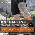 Incrediwear Knee Sleeve for Pain Relief and Support