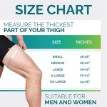 Thigh Compression Sleeve for Pain Relief and Support