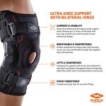 Shock Doctor Adjustable Hinged Knee Brace for Support