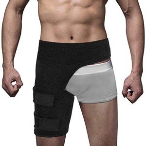 Adjustable Groin Support and Thigh Compression Wrap