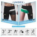 Adjustable Groin Support and Thigh Compression Wrap