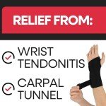 Wrist Brace for Carpal Tunnel Relief - Left
