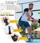 HiRui 2-Pack Adjustable Wrist Compression Straps