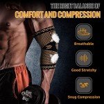 Copper Elbow Compression Sleeve for Pain Relief