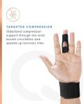 Copper Compression Finger Splint for Injuries and Arthritis