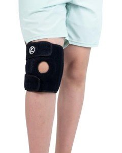 Adjustable Knee Support for Kids - Black