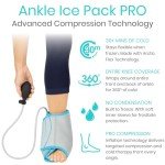 Vive Compression Ankle Ice Pack for Pain Relief